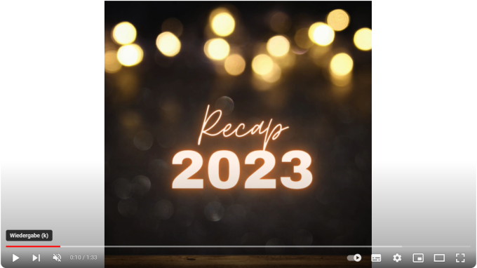 Screenshot vom Video "Recap 2023"